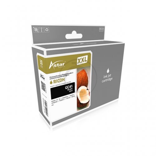 Replaces Ricoh 405761, GC41K Astar printcartridge black