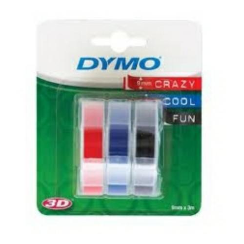 Dymo Stamping tape black / red / blue (S0847750)