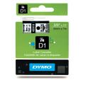 Dymo labels black on transparent (40910 / S0720670), 9mm, laminated