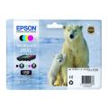 Epson printcartridge black / cyan / magenta / yellow (C13T26364010 / 26XL) (multipack, high capacity)