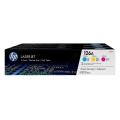 HP toner cartridge cyan / magenta / yellow (CF341A / 126A) (rainbow kit)