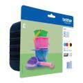 Brother printcartridge black / cyan / magenta / yellow (LC221VALBP) (multipack)