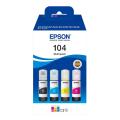 Epson printcartridge black / cyan / magenta / yellow (C13T00P640 / 104) (multipack)